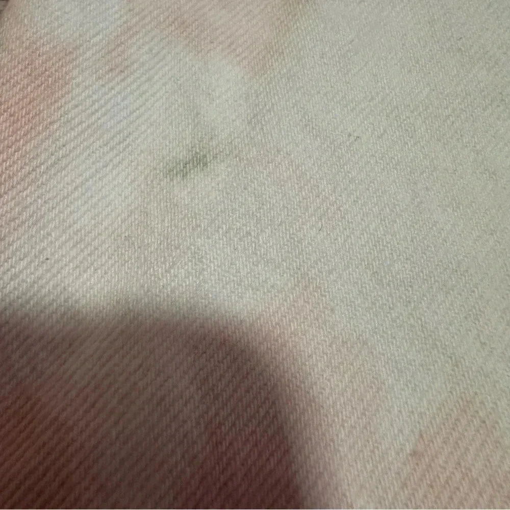 NWT Levi's High-Rise Deconstructed Tie Dye Jean Skirt in White size 28/6 - Picture 9 of 15